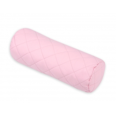 Dekoratives Rollkissen gesteppt - rosa