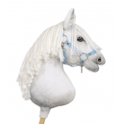Verstellbare Halfter für Hobby Horse hellblau