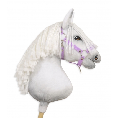 Verstellbare Halfter für Hobby Horse- lila