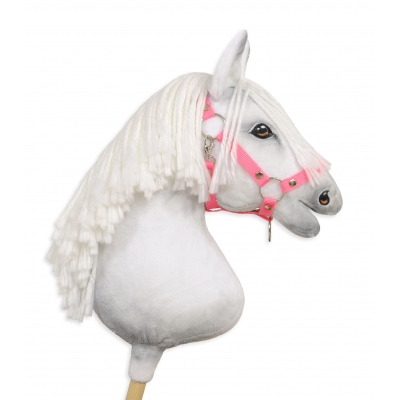 Verstellbare Halfter für Hobby Horse rosa