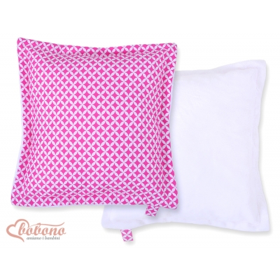 Doppelseitige Kissen - Blumenmuster-Rosa