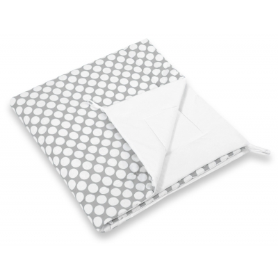 Doppelseitige Teepee Spielmatte -  grau Punkt-Muster