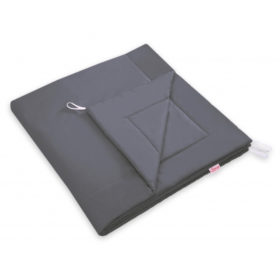 Doppelseitige Teepee Spielmatte - anthrazit