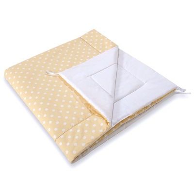 Doppelseitige Teepee Tipi Spielmatte - Beige-Punktemuster