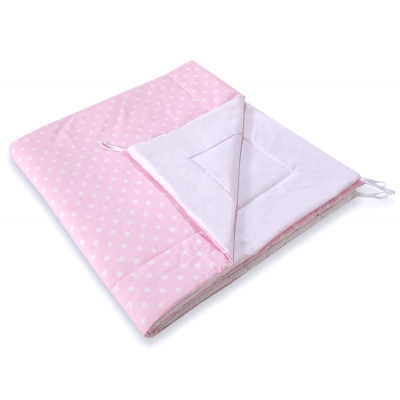 Doppelseitige Tipi Spielmatte - Rosa-Punktemuster
