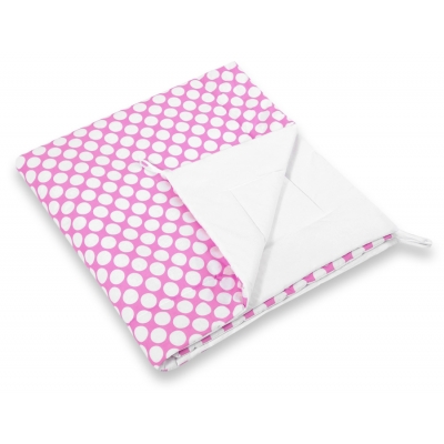 Doppelseitige Tipi Spielmatte - Rosa-Punktemuster