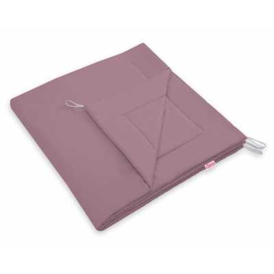 Doppelseitige Krabbeldecke Teepee Spielmatte- pastellviolett