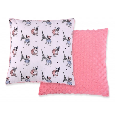 Doppelseitiges Kissen - little doggies