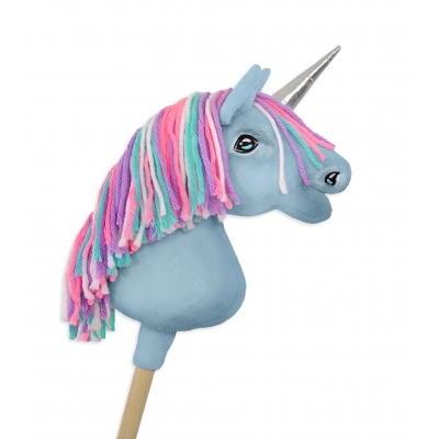 Blau Einhorn Steckenpferd Unicorn Hobby Horse