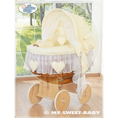 Ausstattung für Stubenwagen Creme