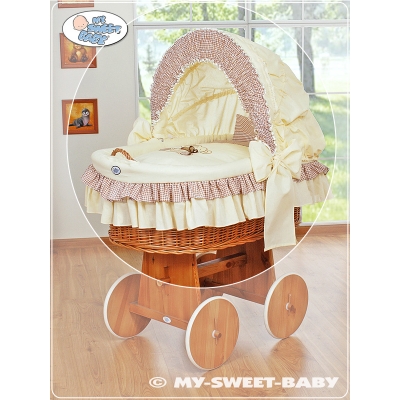 Stubenwagen Innenausstattung Creme 4 Tlg