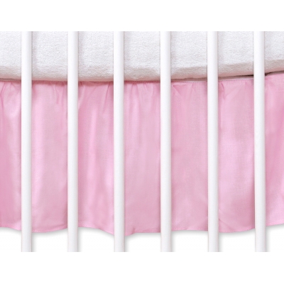 Fest gefaltete Rüsche 120x60cm - Hängende Herzen rosa
