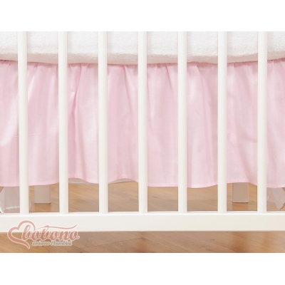 Fest gefaltete Rüsche Babybett 120x60cm - Little Prince/Princess rosa