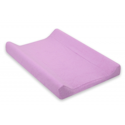 Frotte Bezug für Wickelauflage 70x50cm lila