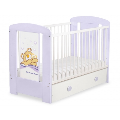 Gitterbett 120x60cm Teddy Bär Barnaba mit Schublade MAXI
