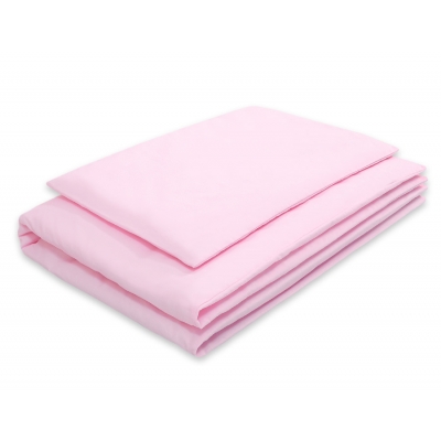 Gitterbettwäsche Set 2-tlg - Hängende Herzen rosa