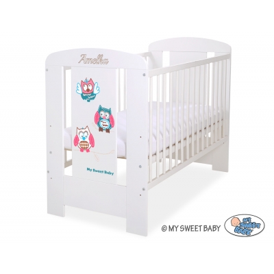 Graveur auf der Vorderseite des Kinderbettes nr 5017-07