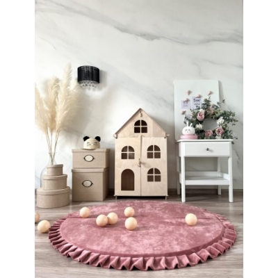 Spielmatte XXL Baby Altrosa