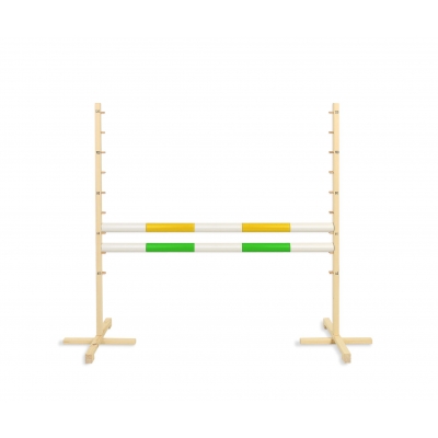 Hindernis für Hobby Horse 120cm, 2x Stange 50mm - gelb