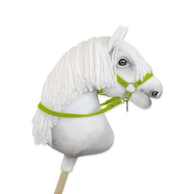 Hobby Horse Gurtbandzügel für Pferdehalfter - lime