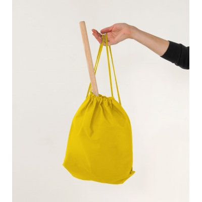 Rucksack für Steckenpferd und Zubehör - gelb