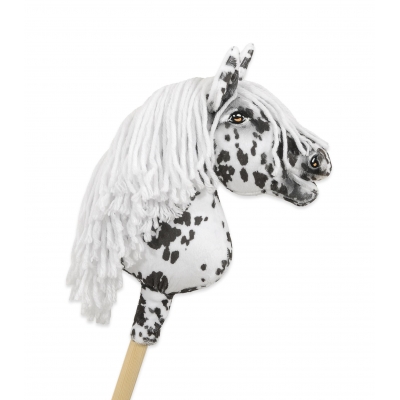 Hobby Horse Steckenpferd mit weißen Mähne A4