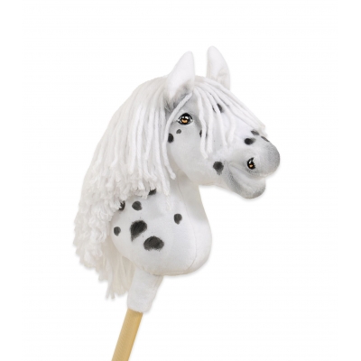 Hobby Horse Steckenpferd Pferd am Stiel Premium - leopard Pferd A4