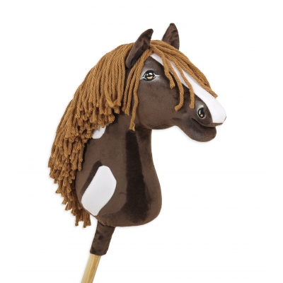 Hobby Horse Western Dunkelbraun mit brauner Mähne