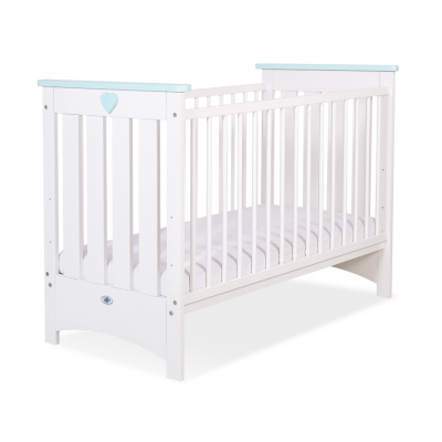 Babybett Lorenzo Weiß mit Minze