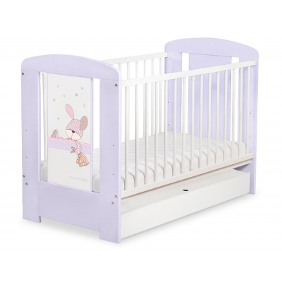 Kinderbett 120x60cm Dreamy bunny mit Schublade STANDARD