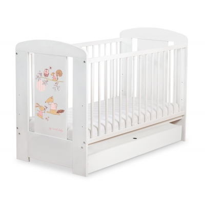 Kinderbett 120x60cm Friends mit Schublade STANDARD