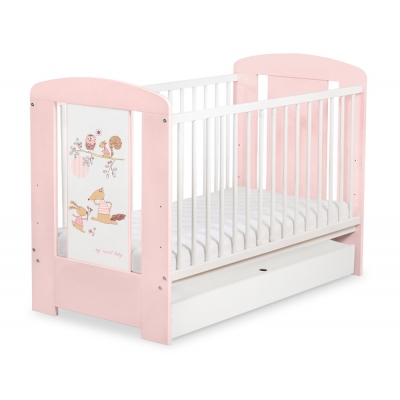 Kinderbett 120x60cm Friends mit Schublade STANDARD