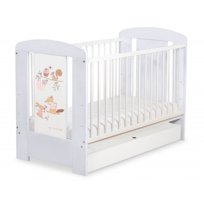 Kinderbett 120x60cm Friends mit Schublade STANDARD