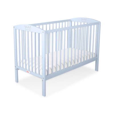 Blau Babybett Rollen