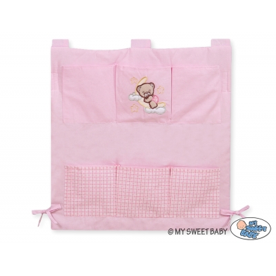 Kinderbett-Tasche rosa  - Gute Nacht rosa