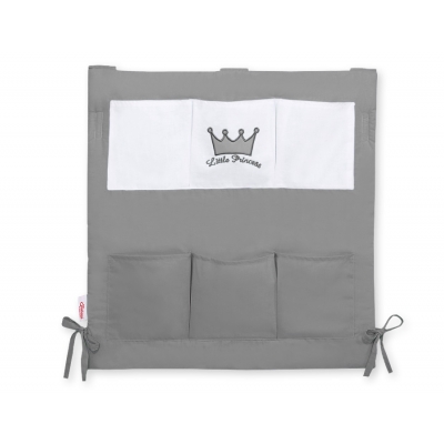 Kinderbetttasche - Little Prince/Princess anthrazit