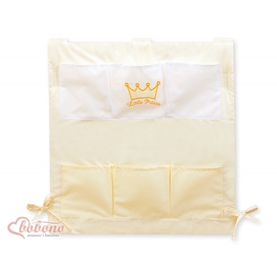 Kinderbetttasche - Little Prince/Princess creme