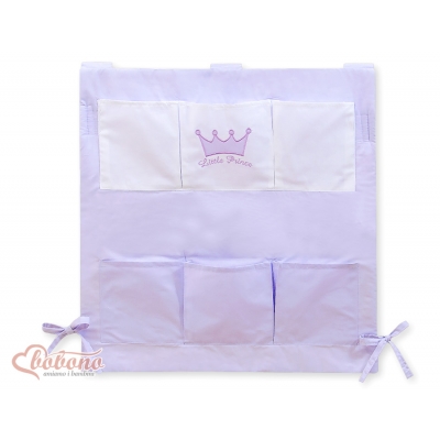 Kinderbetttasche - Little Prince/Princess lila