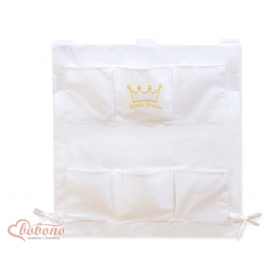 Kinderbetttasche - Little Prince/Princess weiß