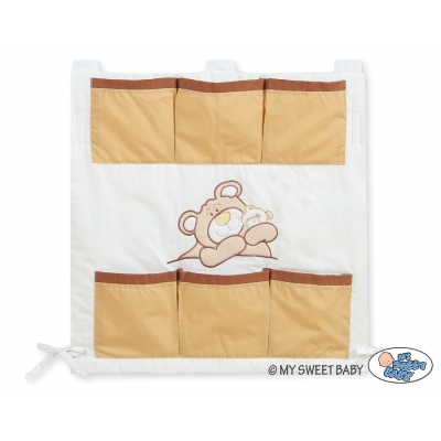 Kinderbetttasche - Teddy Bär Barnaba braun