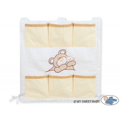 Kinderbetttasche - Teddy Bär Barnaba creme