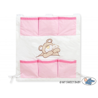 Kinderbetttasche - Teddy Bär Barnaba rosa