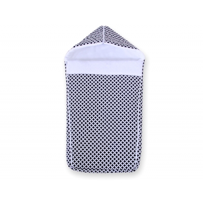 Kinderwagen Schlafsack - Blumenmuster-Schwarz