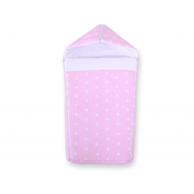 Kinderwagen Schlafsack - Rosa Sternchen