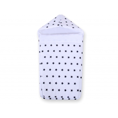 Kinderwagen Schlafsack - Schwarze Sternchen