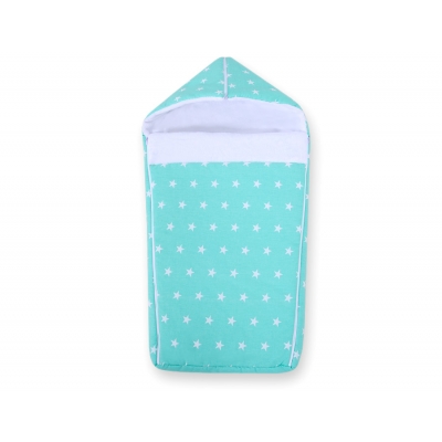 Kinderwagen Schlafsack - Sternchen minze