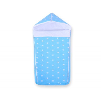 Kinderwagenschlafsack - Blaue Sternchen