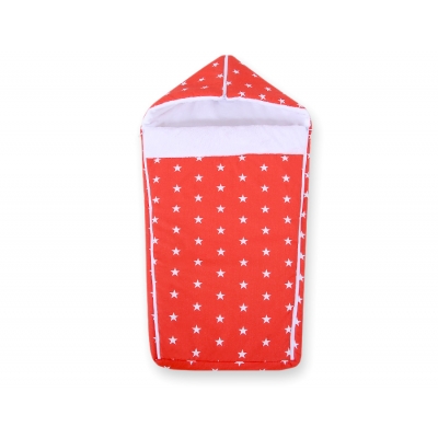 Kinderwagenschlafsack - Rote Sternchen