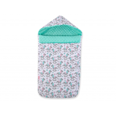 Kinderwagenschlafsack - Schaukelpferde