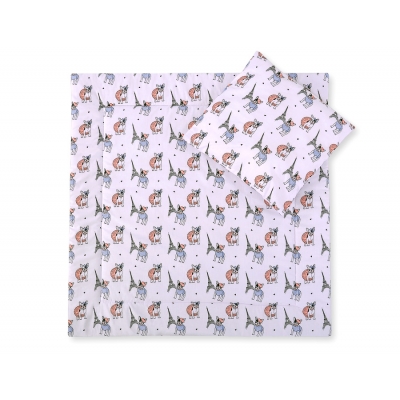 Kissen und Decke für Kinderwagen Set 2tlg - little doggies